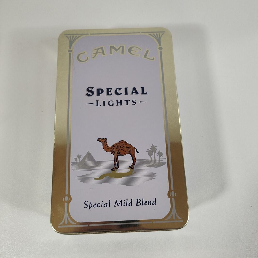 Camel Special Lights Tin with Matches‎ (Unopened 50 packs) Vintage 1992
